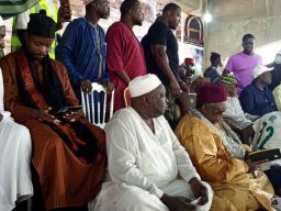 CEREMONIE DE LA PREMIERE LIVRAISON DE L'ESPLANADE DE MEDINA BAYE PAR LE PRESIDENT BAYE CISS AU KHALIFE CHEIKH MAHI